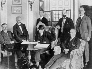 Los hacedores del tratado, 6 de diciembre de 1921 de Unbekannt