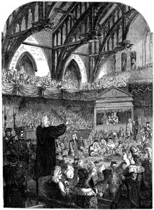 El juicio del Dr. Sacheverel, siglo XVIII siglo XIX de Unbekannt
