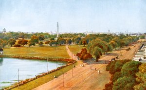 La vista desde Chowringhee, Calcuta, India, principios del siglo XX de Unbekannt