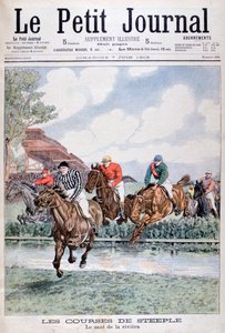 El salto de agua en la carrera de obstáculos, Auteuil, 1903