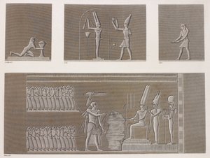 Tebas: Karnak, primer plano de Unbekannt