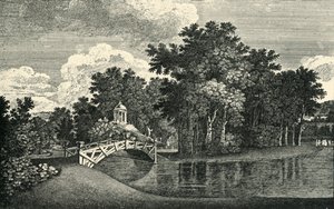 Los jardines de West Wycombe Park, Buckinghamshire, mediados del siglo XVIII, 1903 de Unbekannt
