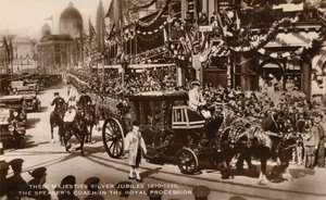 Jubileo de Plata de Sus Majestades 1910-1935. El Carruaje del Orador en la Procesión Real de Unbekannt