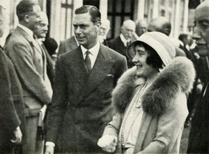 Sus Majestades en la Exposición Agrícola Real, Southampton, 1932, 1937 de Unbekannt