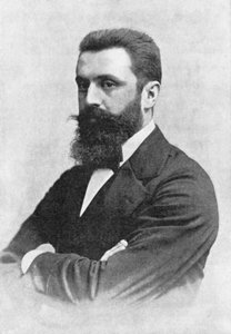 Theodor Herzl 1860-1904, líder sionista de Unbekannt