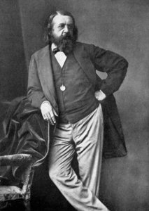 Théophile Gautier, poeta, dramaturgo, novelista, periodista y crítico literario francés de Unbekannt