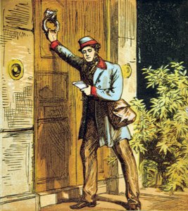 ¡Ahí está el golpe del cartero!, 1867 de Unbekannt