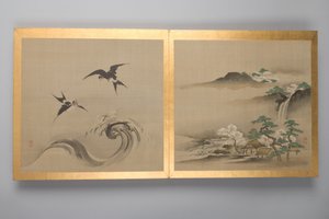 Treinta pinturas de aves, flores y paisajes, finales del siglo XVIII de Unbekannt