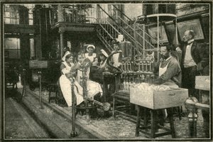 Este es el interior de una de las destilerías del zar, 1901 de Unbekannt