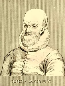 Thomas Allen, 1542-1632, 1830 de Unbekannt
