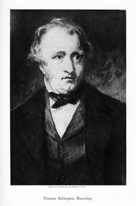 Thomas Babington, poeta, historiador y político whig británico, siglo XIX de Unbekannt