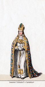 Thomas Cranmer, diseño de vestuario para la obra de Shakespeare, Enrique VIII de Unbekannt