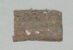 Tres Fragmentos de Seda Gótica Italiana, 1350-1399
