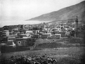 Tiberíades y el Lago de Galilea, 1926 de Unbekannt