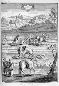 Labranza de la tierra, 1775 de Unbekannt