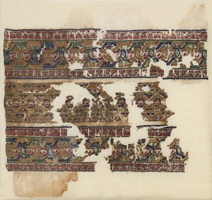 Tiraz con bandas de guilloche, 1075-1125 de Unbekannt
