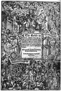 Página de título de la Gran Biblia, 1539, 1893