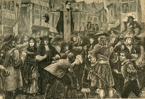 Titus Oates en la picota, 1685, 1897 de Unbekannt