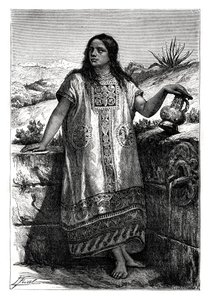Chica tolteca, México, siglo XIX