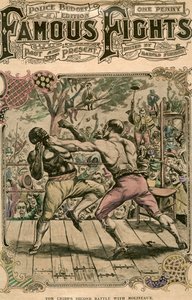 Segunda batalla de Tom Cribb con Molineaux, 1811 finales del siglo XIX o principios del siglo XX