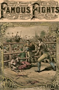 Segunda pelea de Tom Spring con Jack Langan, 1824 finales del siglo XIX o principios del siglo XX