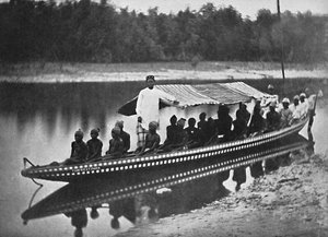 Canoa de Tom West Indias, New Calabar, sur de Nigeria, 1912 de Unbekannt