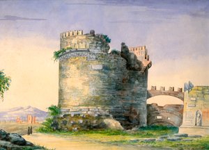 Tumba de Cecilia Metella, Roma, Italia de Unbekannt