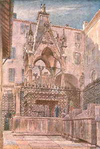 Tumba de Mastino II en Verona, 1854 de Unbekannt