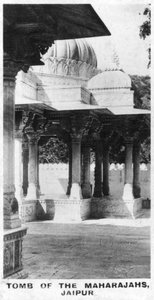 Tumba de los maharajás, Jaipur, Rajasthan, India, c1925 de Unbekannt
