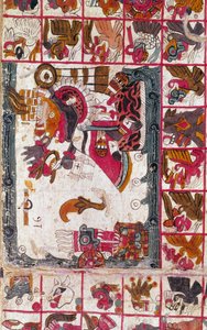 Tonalamatl Aubin, Folio 16, siglo XV de Unbekannt