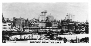 Toronto desde el lago, Canadá, c1920s de Unbekannt