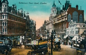 Tottenham Court Road, Londres, 1915, c1900-1930