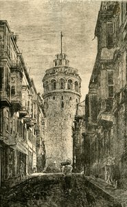 Torre de Gálata, Constantinopla, 1890 de Unbekannt