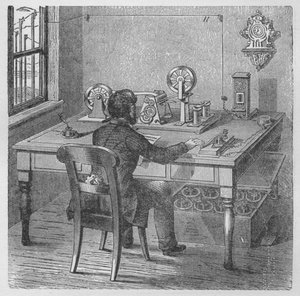 Transmitiendo un mensaje, 1894 de Unbekannt