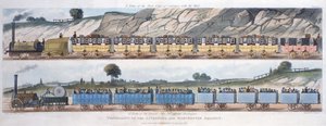 Viajando en el ferrocarril de Liverpool y Manchester de Unbekannt