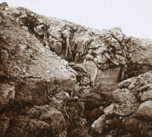 Trincheras, Champaña, norte de Francia, c1914-c1918 de Unbekannt