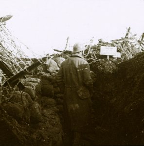 Trincheras, Cornille, Francia, c1914-c1918 de Unbekannt