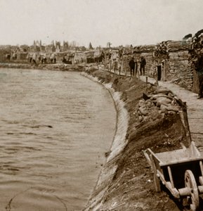 Trincheras en Nieuwpoort, Flandes, Bélgica, c1914-c1918 de Unbekannt