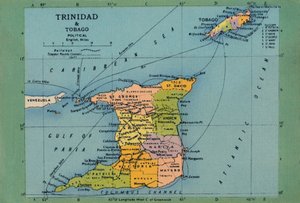 Mapa de Trinidad y Tobago