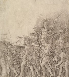 El triunfo de César: Soldados llevando trofeos, ca. 1490 de Unbekannt