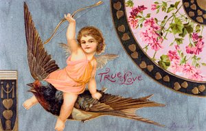 Amor verdadero, tarjeta de San Valentín americana, 1908 de Unbekannt
