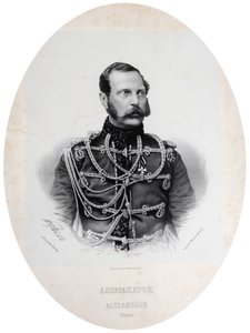 Zar Alejandro II de Rusia, 1860s de Unbekannt