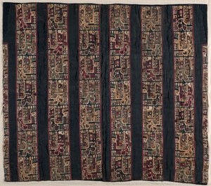 Fragmentos de túnica con criatura con cabeza de pájaro, 600-1000 de Unbekannt