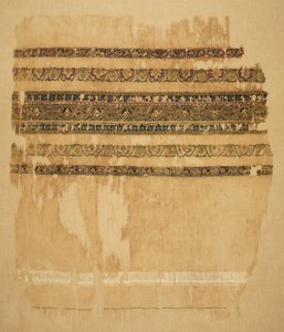 Turbante o extremo de chal con tiraz y oro, 1094 de Unbekannt