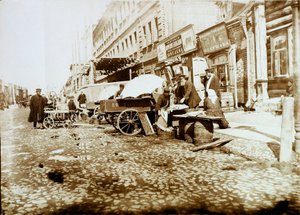 Calle Tverskaya-Yamskaya, Moscú, Rusia, 1911 de Unbekannt