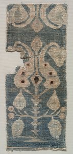 Fragmento de alfombra de dos caras, 1100s de Unbekannt
