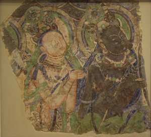 Dos Bodhisattvas adoradores, siglos IV-VI