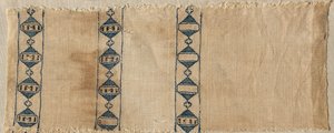 Dos fragmentos de una bufanda o tocado, 1300s de Unbekannt
