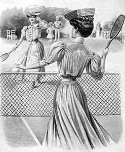 Dos trajes de tenis para octubre, 1905 de Unbekannt