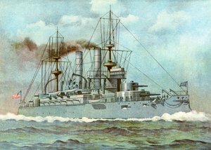 USS Kearsarge, acorazado estadounidense, 1898 de Unbekannt
